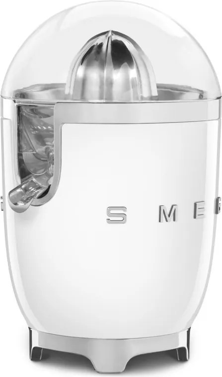 Storcător electric de citrice Smeg CJF11WHEU, 70 W, sistem anti-picurare, bază antiderapantă, alb