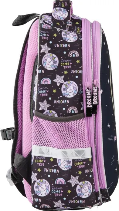 Set ghiozdan din 5 piese pentru fete - Unicorn