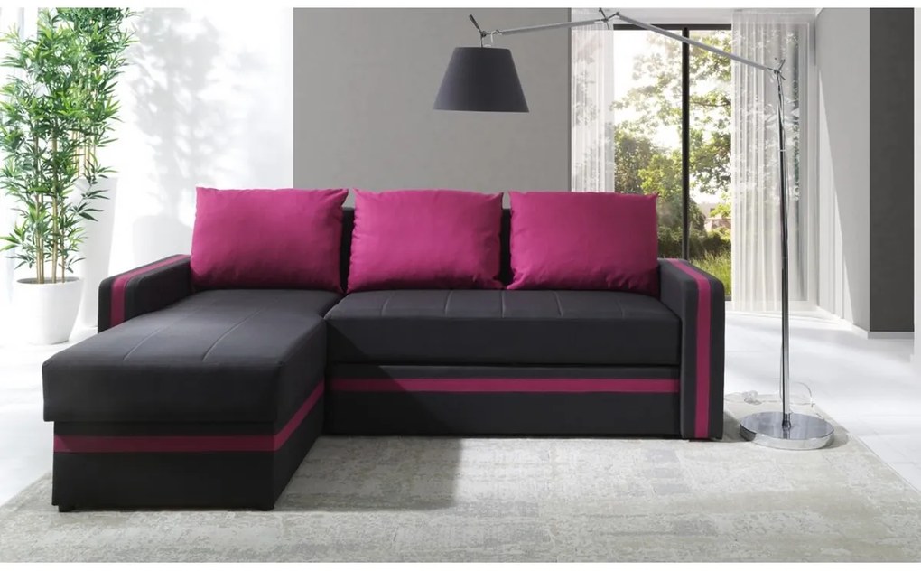 Expedo Colțar extensibil WINNER DUO, 80x236x160, haiti 15/haiti 11, stânga