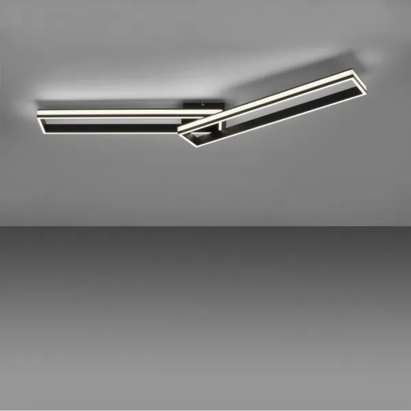 Lustră LED aplicată dimabilă ELIS 2xLED/19W/230V Leuchten Direkt 14701-18 + telecomandă