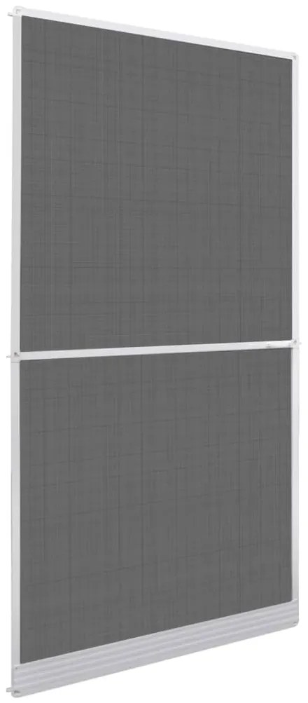vidaXL Plasă insecte cu balamale pentru uși, alb, 120 x 240 cm