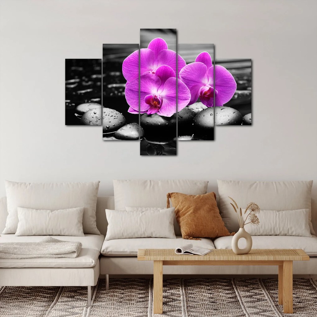 Tablou - Orhidee violet (150x105 cm)