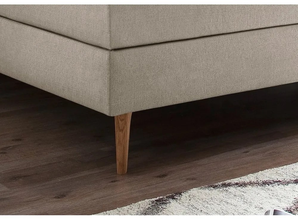 Pat boxspring bej 180x200 cm Massello – Meise Möbel