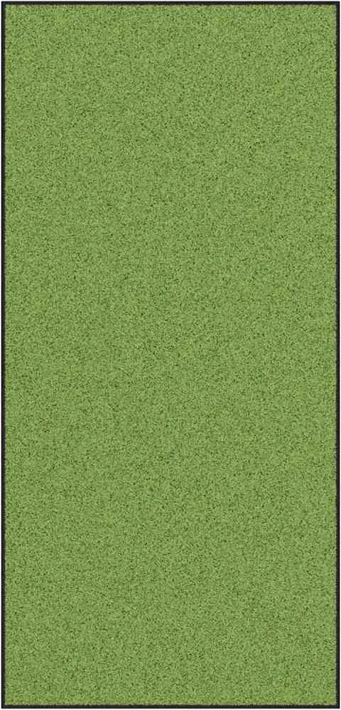 vidaXL Covoraș de intrare Verde și Negru 120 x 250 cm Poliamidă și PVC