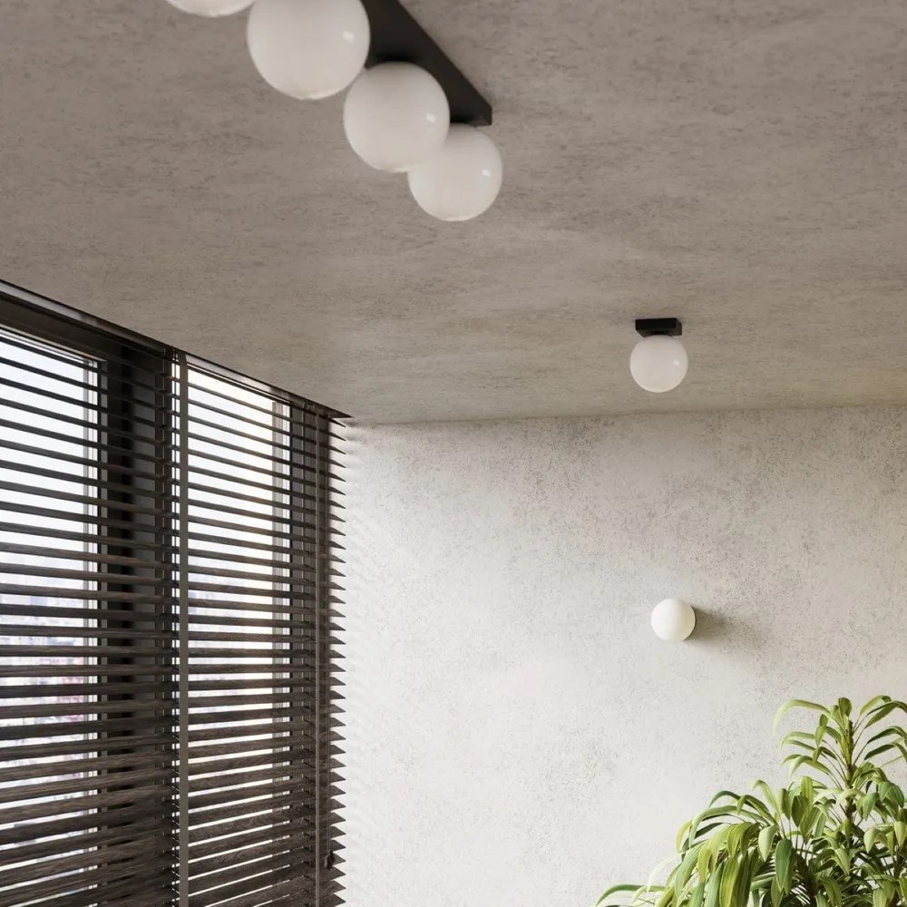 Aplică de perete neagră-albă Blaze – Sollux