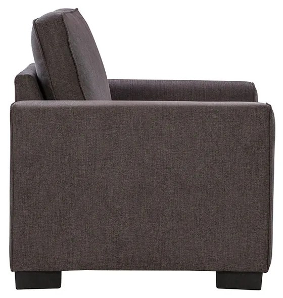FOTOLIU CLARISSE, 94.5X86X90 CM, CULOARE GRI, MATERIAL TEXTIL, PERNA DEHUSABILA