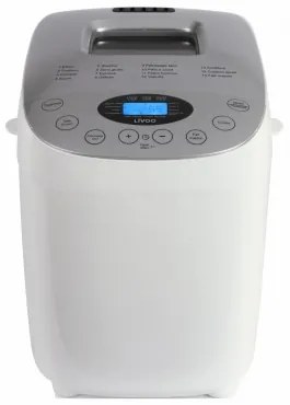 Masina de paine Livoo DOP205W, 2 palete framantare,15 programe