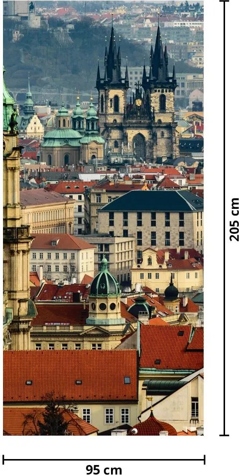 Fototapet pentru ușă - Praga panoramic (95x205cm)