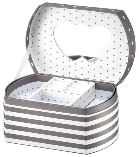 Cutie de bijuterii cu oglinda 16,5x11x8,5cm classic Look