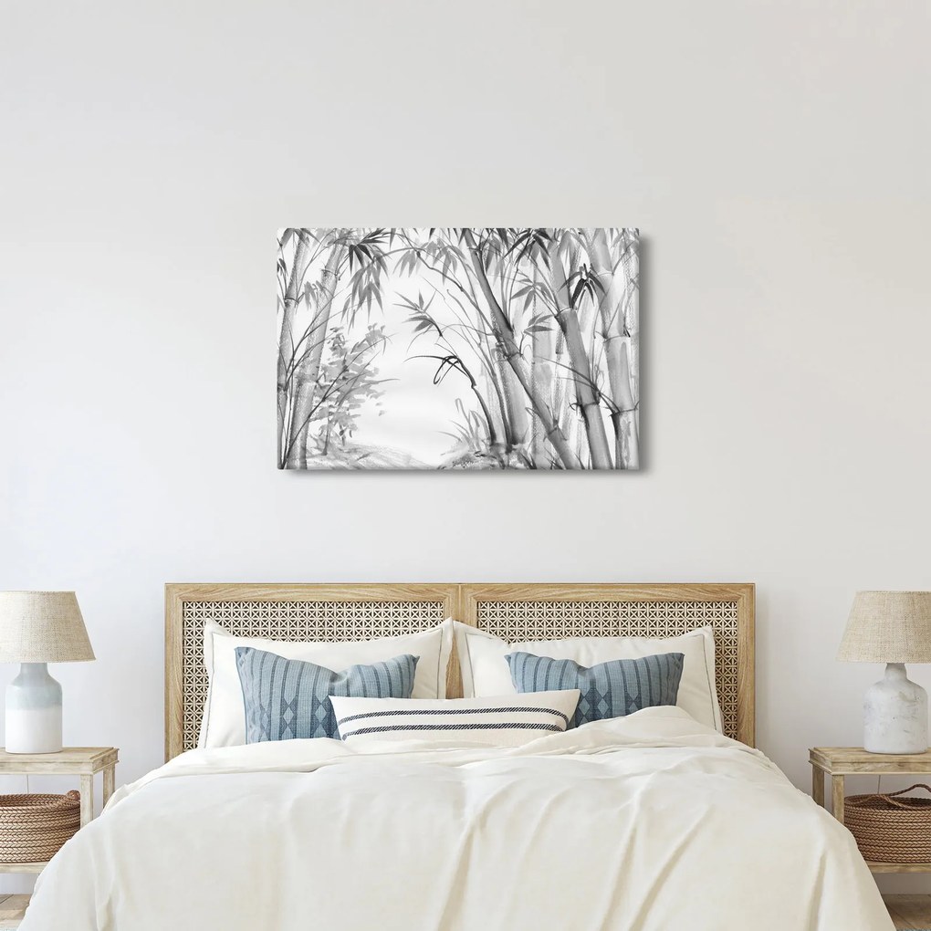 Tablou - Pădure de bambus (90x60 cm)