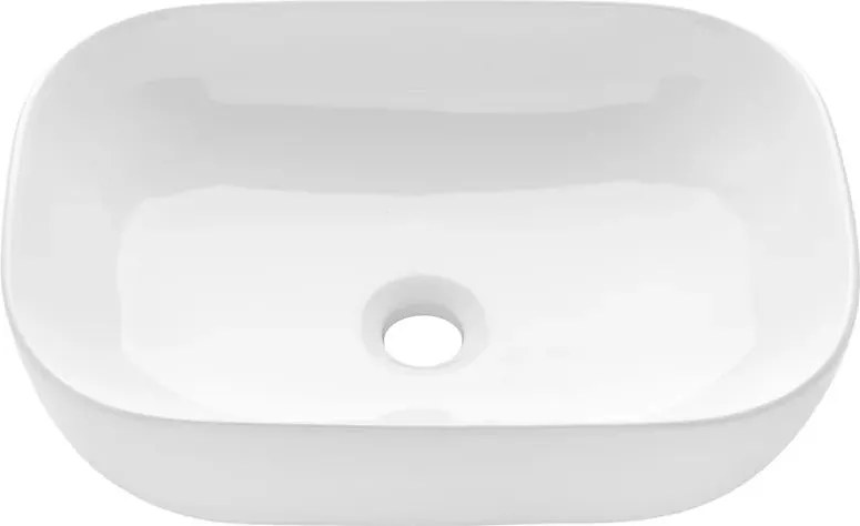 Lavoar pe blat Invena Westa 46 cm alb