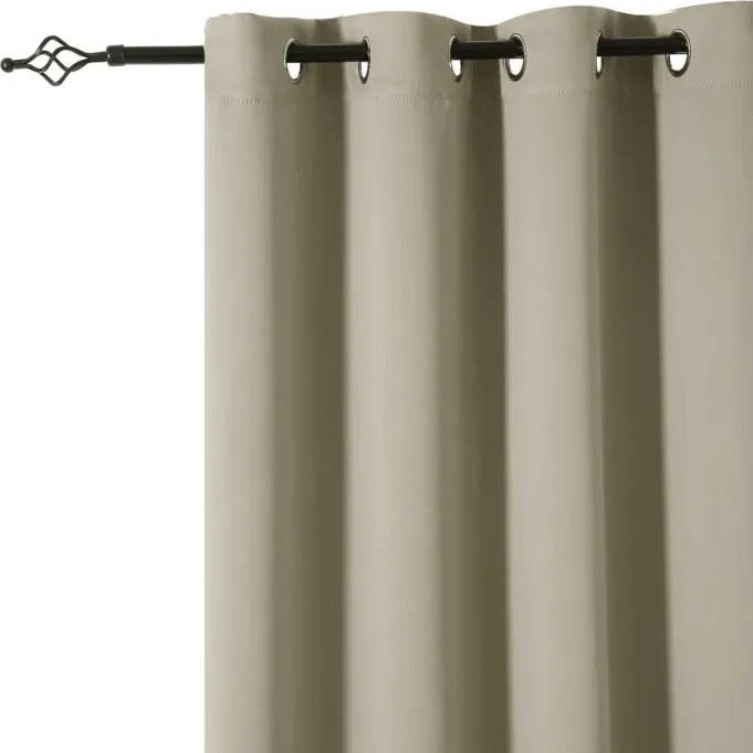 Draperie OXFORD 140x250 cm, bej deschis Agatat: Inele metalice