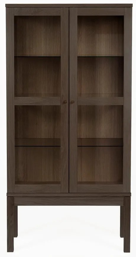 Vitrină cu aspect de lemn de stejar afumat Woodman AbbeyWood