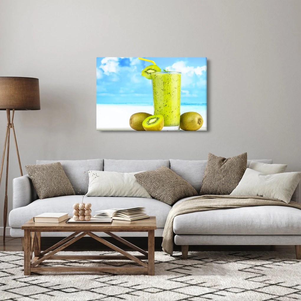 Tablou - smoothie kiwi (90x60 cm)