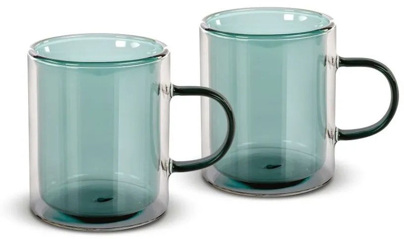 Lamart LT9122 Set de 2 pahare Tea Vaso, 350 ml,verde