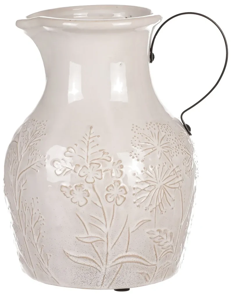 Vază/crafă Flores, 21 x 26 x 17 cm,  ceramică