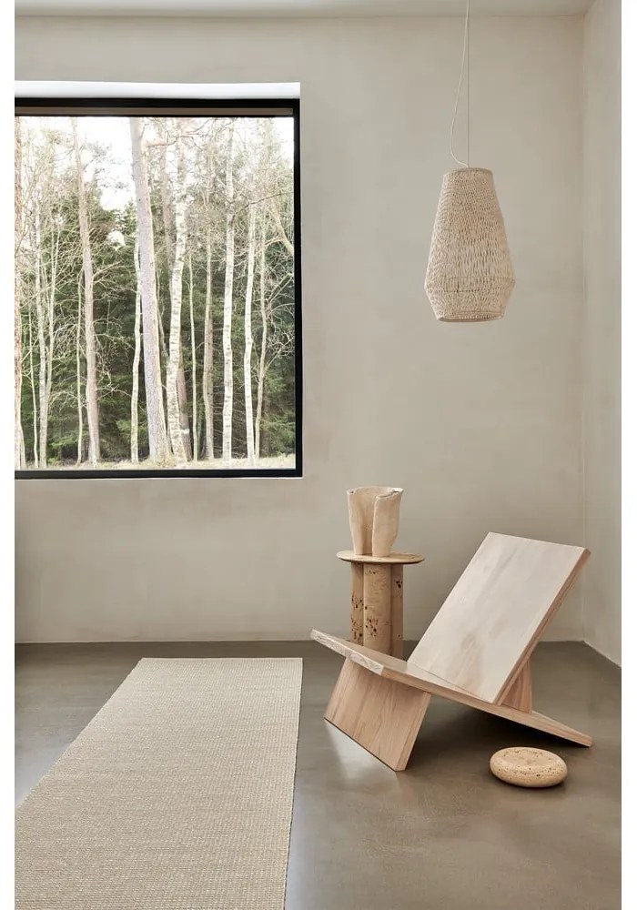 Covor tip traversă pentru interior și exterior crem 70x180 cm Emm Vanilla – Pappelina