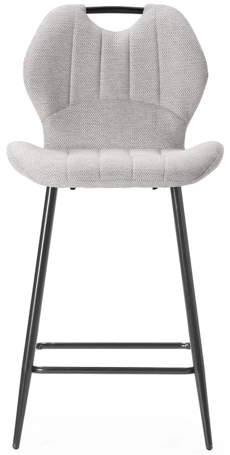 Scaune de bar bej 2 buc. tapițate (înălțime șezut 65 cm) Muli – Marckeric