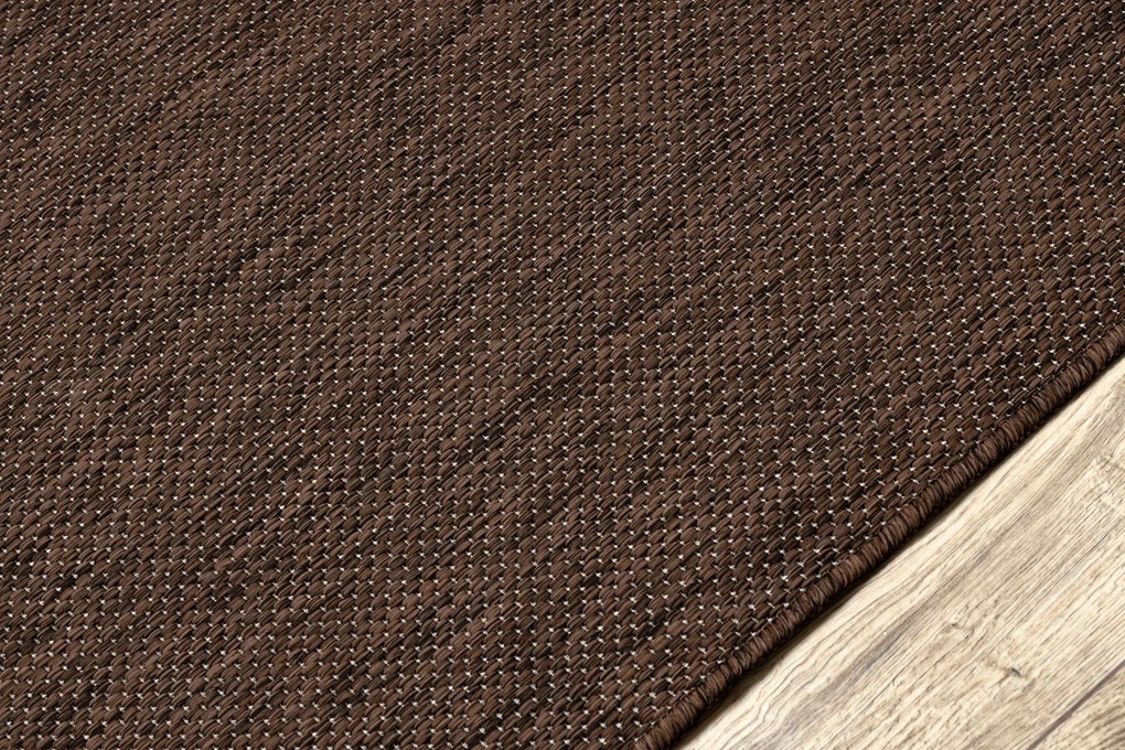 Covor, traversa SISAL SION A5165A Melanj țesute plate maro