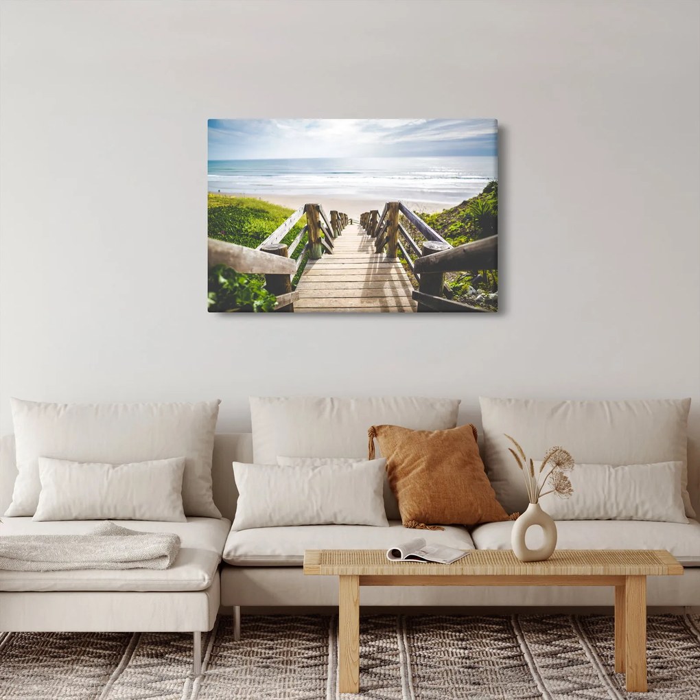 Tablou - Intare pe plaja (90x60 cm)