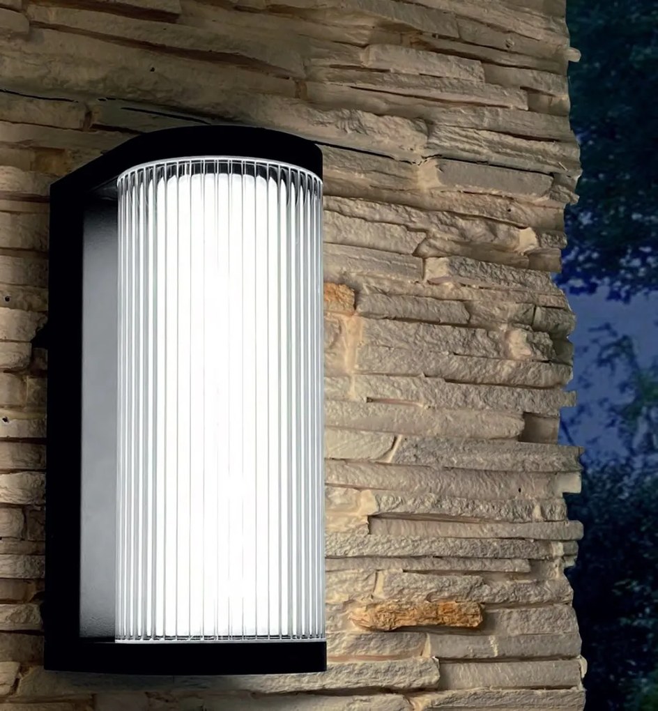Aplica LED iluminat exterior IP65 GANT negru