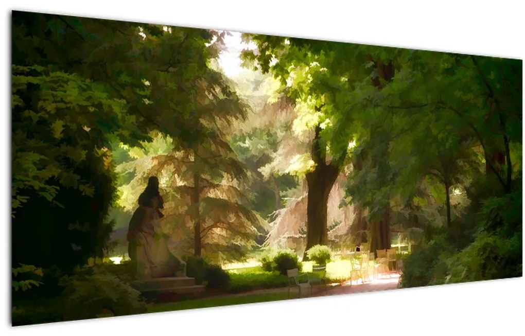 Tablou cu parc (120x50 cm)