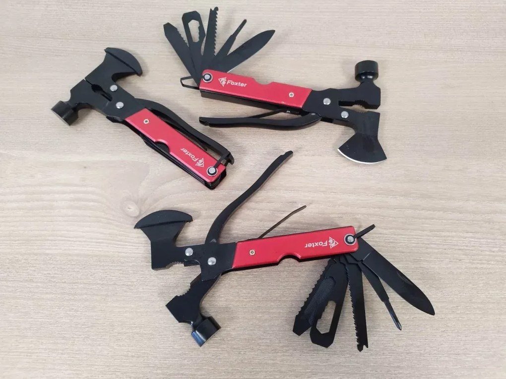 Ciocan de supraviețuire multifuncțional 17 în 1 - Foxter