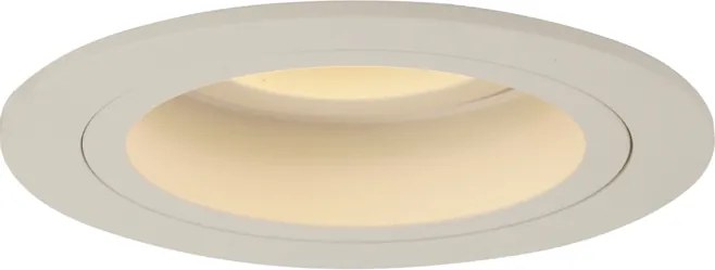 Set de 6 spoturi încastrate moderne bej GU10 50mm rotative și înclinabile - Chuck