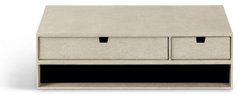 Organizator pentru sertar-pentru documente din carton Ted Canvas Paper Laminate – Bigso