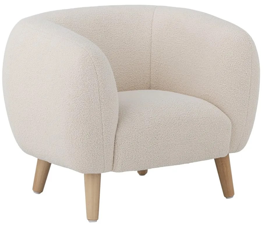 Fotoliu de copii alb Cade – Bloomingville Mini