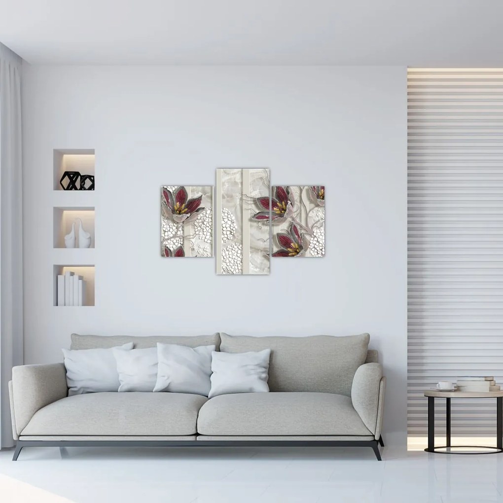 Tablou - Flori decorative (90x60 cm)