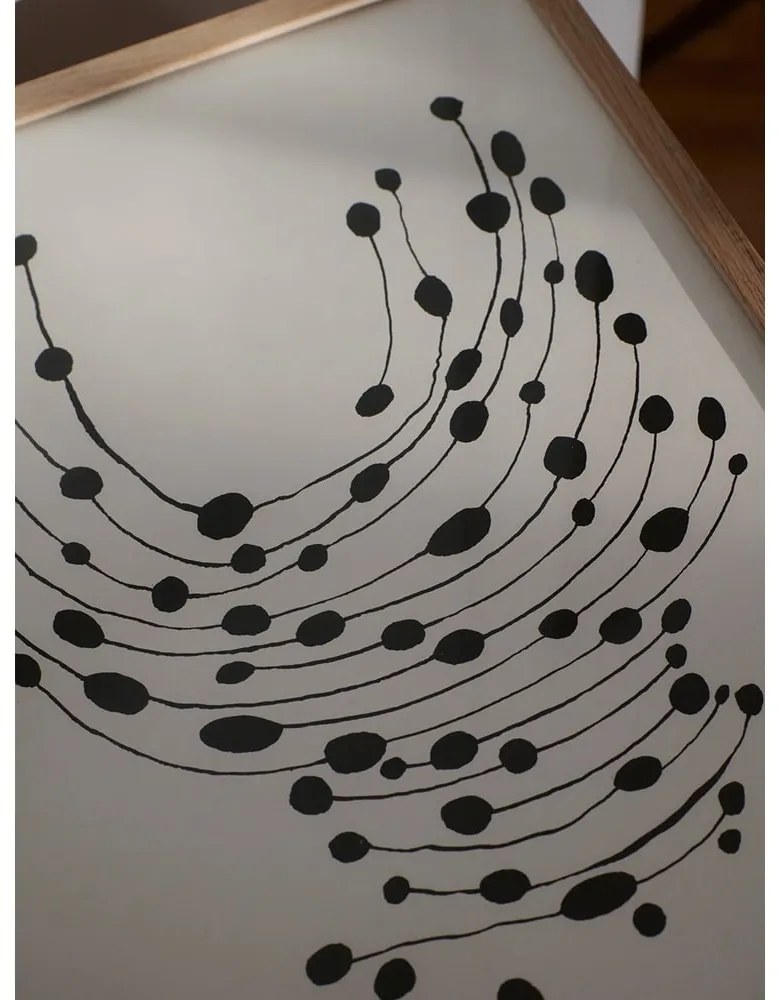 Poster 30x40 cm Dancing Dots – Leise Dich Abrahamsen – The Poster Club