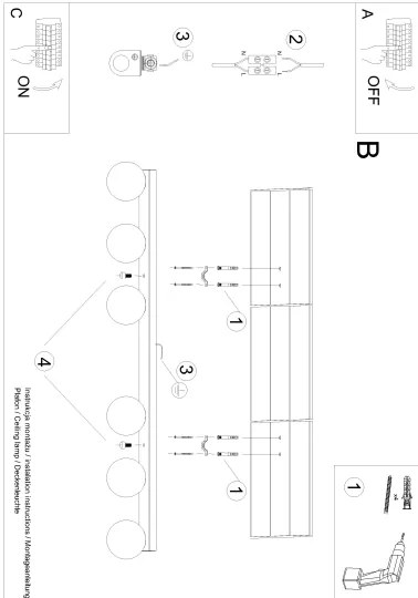 Plafonieră YOLI 6xG9/12W/230V albă Sollux SL.1150