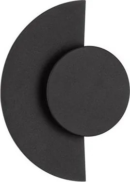 Aplica perete exterior lumina indirecta IP54 LED 2700K Gloo negru