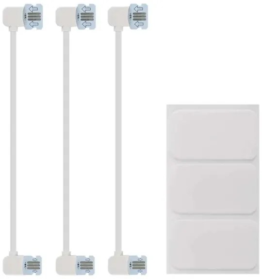 Set de extensie 3x panou RGBIC dimabil LED/1,8W/230V Wi-Fi Tuya