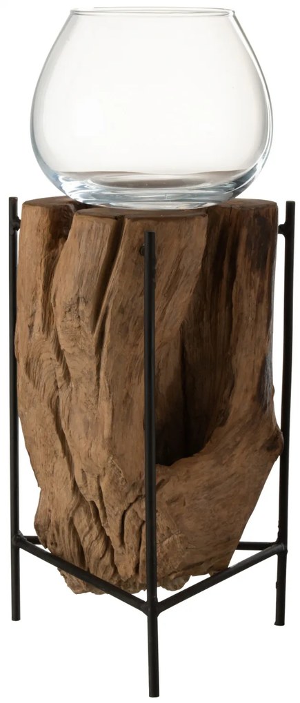 Stativ Root, Lemn natural tec, 31x30x35 cm