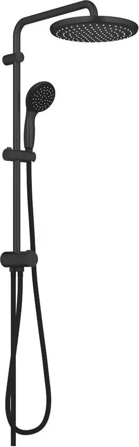 Coloana de dus negru mat Grohe Vitalio Start 250 fara baterie