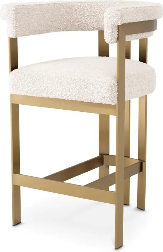 Scaun de bar design LUX, Counter Stool Clubhouse crem