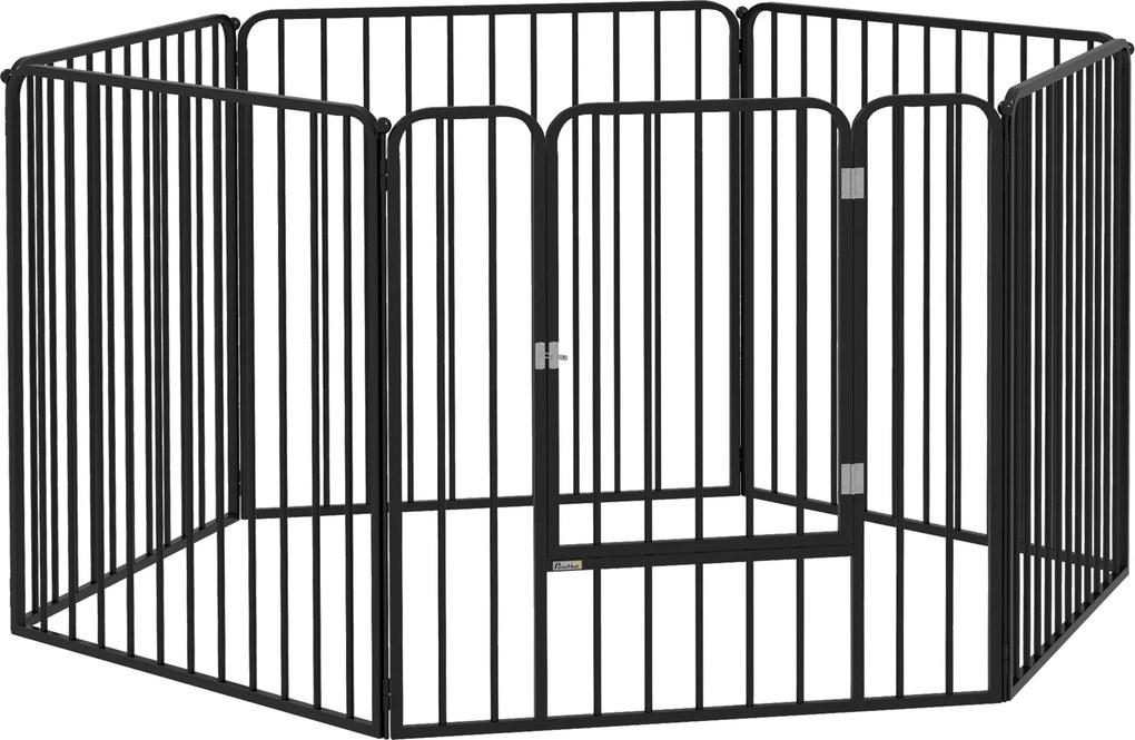PawHut Tarc de Joaca Rezistent pentru Caini din 6 Panouri pentru Animale de Companie Interior Exterior | Aosom Romania