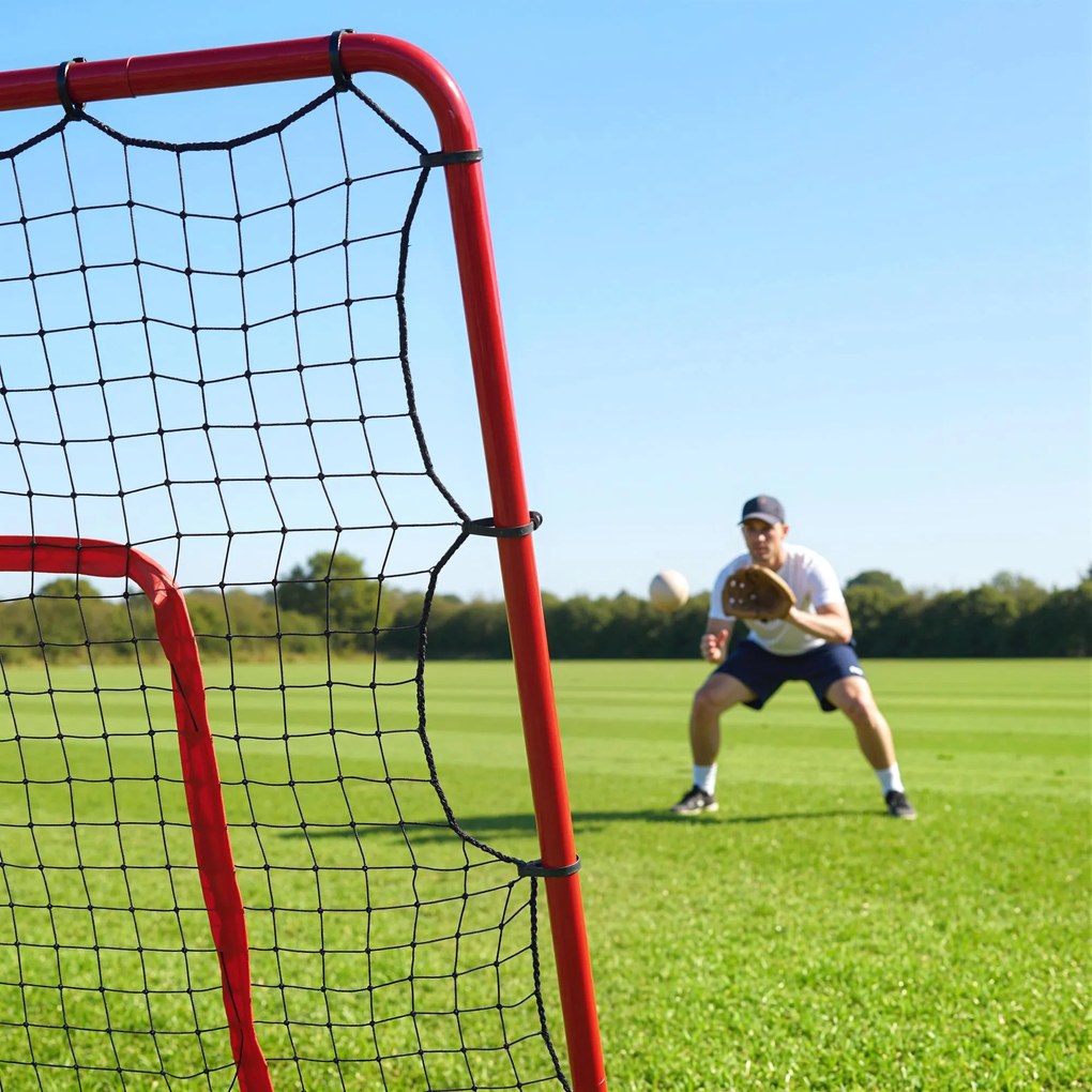 SPORTNOW Plasă de Rimbalans rimbalzator pitchback retur | Aosom Romania