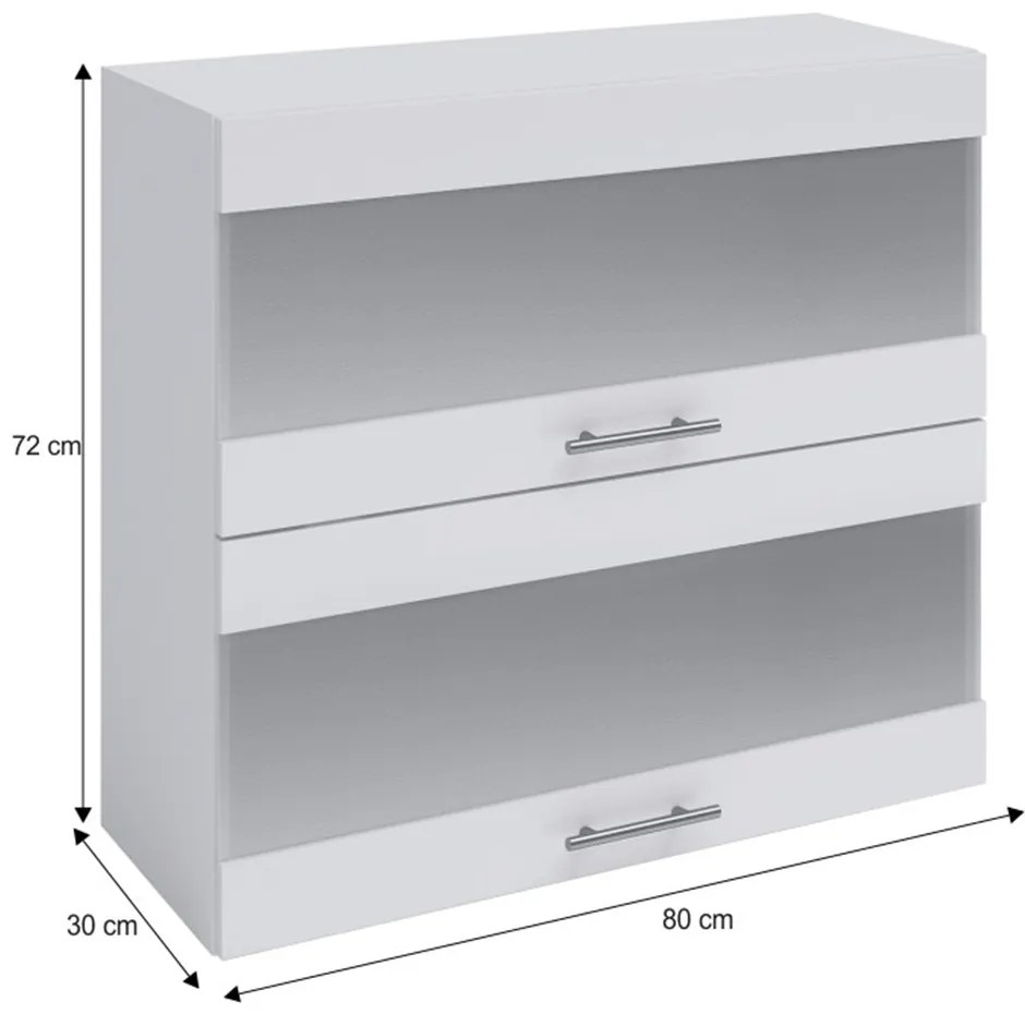 Dulap superior de bucătărie Flor W-80 K2S. 788670