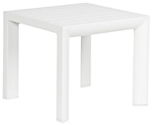 Set 2 masute de cafea pentru gradina, metal, alba, 40x40x35 cm, Cruise Bizzotto