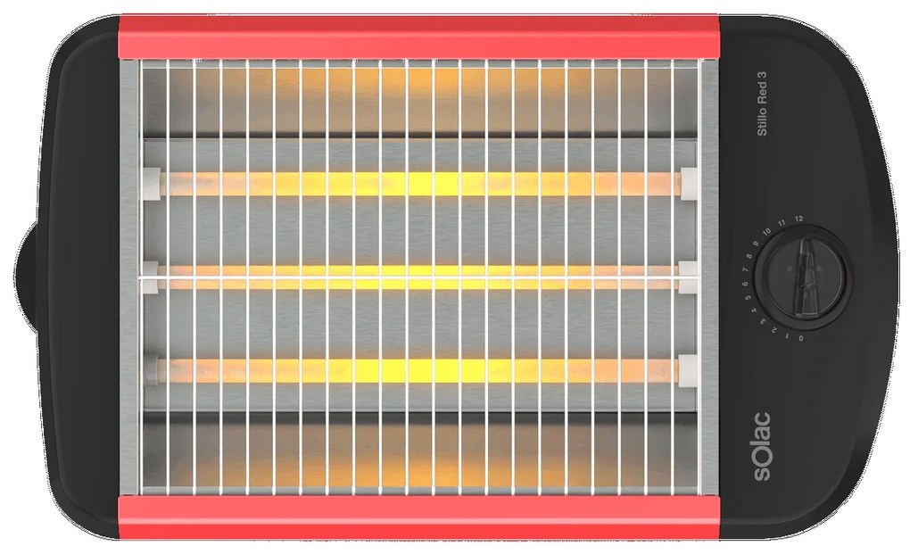 Solac TC5309 prăjitor de pâine plat Stillo Red