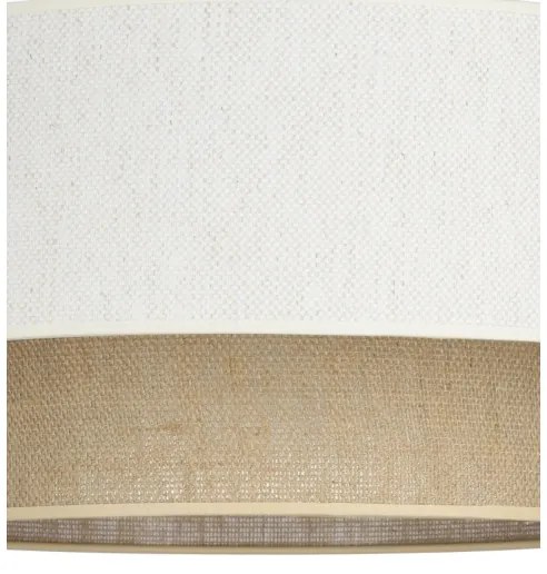 Lampă de tavan NATIA, 1x E27, 60 W, 230 V, diametru 45 cm, alb/maro