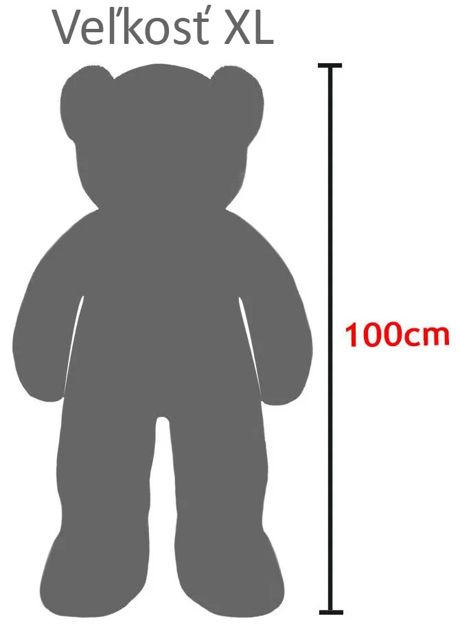 Urs mare de pluș BENY, 100cm, maro Monzana