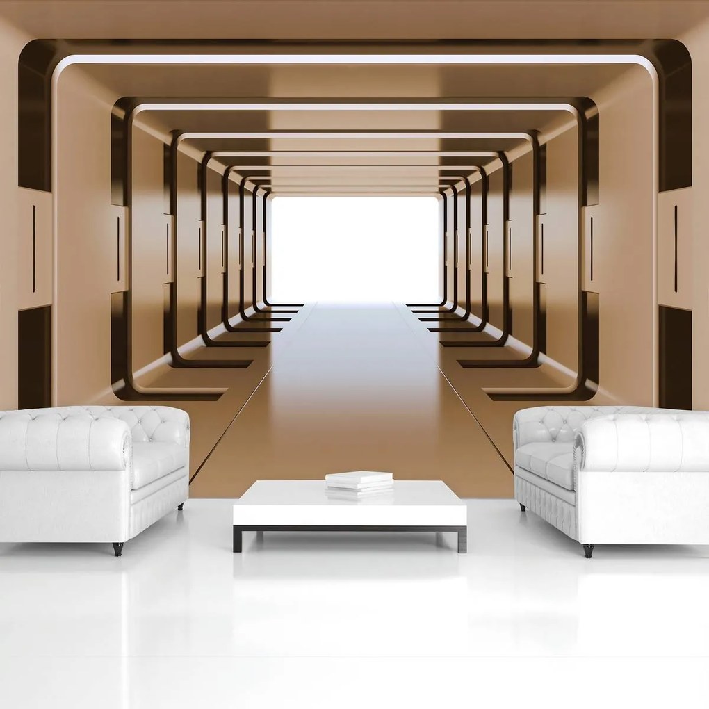 Fototapet - 3D tunel (254x184 cm)