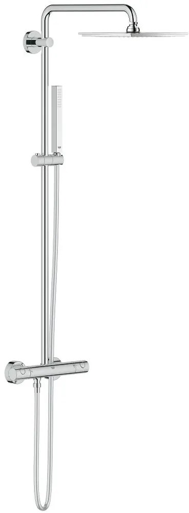 Grohe Euphoria set de duș perete cu termostat cu duș de ploaie StarLight Chrome 26187000