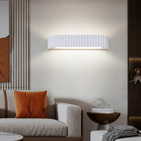 Brilagi - Aplica LED dimerizabilă FALCON MODERN LED/14W/230V 40 cm albă + telecomandă