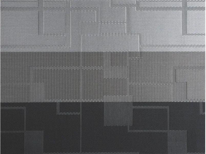 Suport din plastic pentru farfurie Tiseco Home Studio Chiné Stripe, 30 x 45 cm, gri