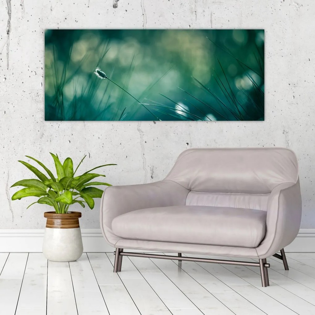 Tablou - Detaliu iarbă (120x50 cm)